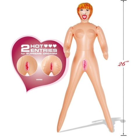 Romping Rosy Inflatable Love Doll by NANMA Corporation - Love Dolls