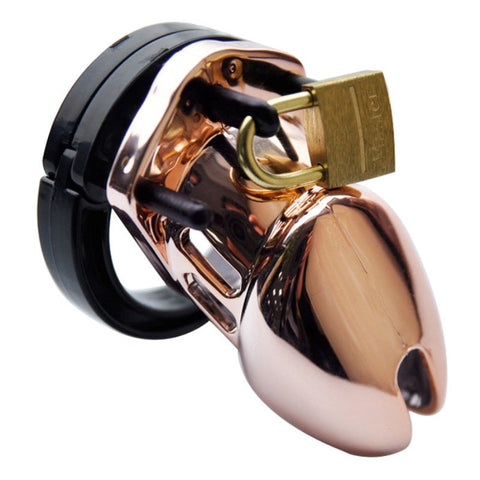 Rose Gold Male Chastity Cock Cage by BDStyle - Male Chastity