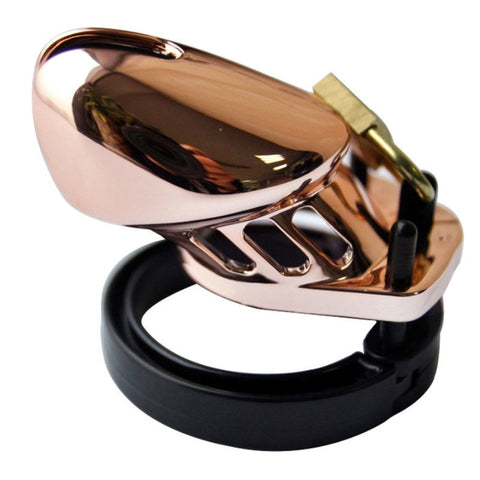 Rose Gold Male Chastity Cock Cage by BDStyle - Male Chastity