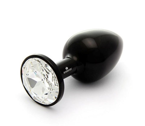 Rosebuds Alu Black M Clear by Rosebuds Jewelry - Butt Plugs
