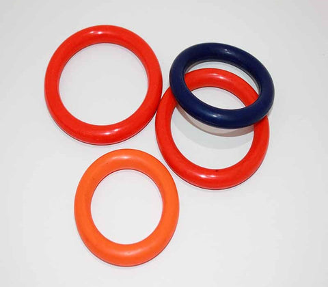 Rubber Cock Ball Ring 65mm Diameter Thin Band - Cock Rings