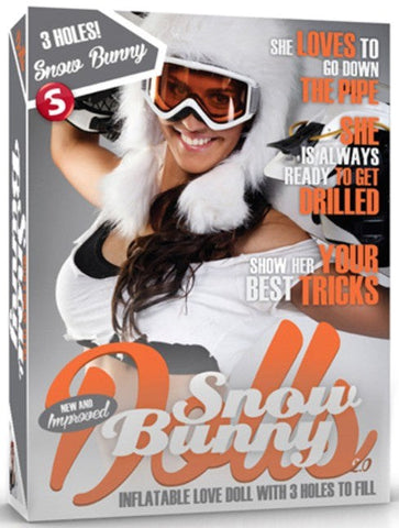 S Line Dolls Snow Bunny Love Doll Inflatable by Shots Toys - Love Dolls