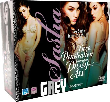 Sasha Grey UR3 Vibrating Pussy and Ass - - Masturbators and Strokers