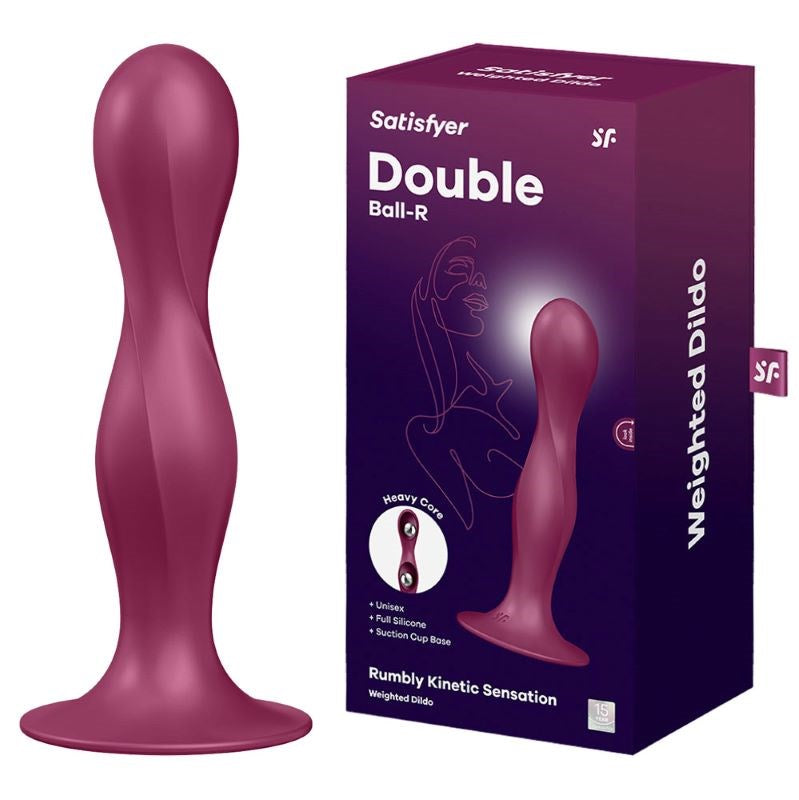 Satisfyer Double Ball-R - Red - - Butt Plugs