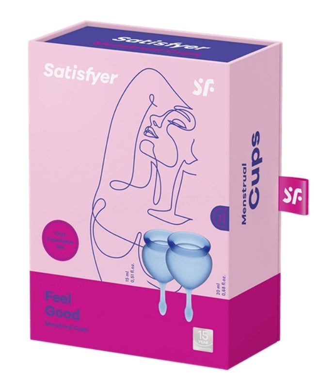 Satisfyer Feel Good Menstrual Cups - - Condoms