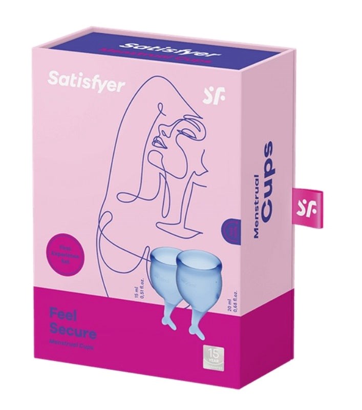 Satisfyer Feel Secure Menstrual Cups - - Condoms