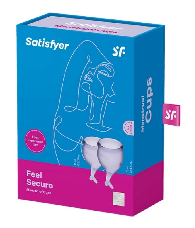 Satisfyer Feel Secure Menstrual Cups - - Condoms