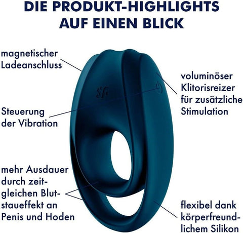 Incredible Duo 12 Functions Vibrating Cock Ring - Vibrating Cock Rings