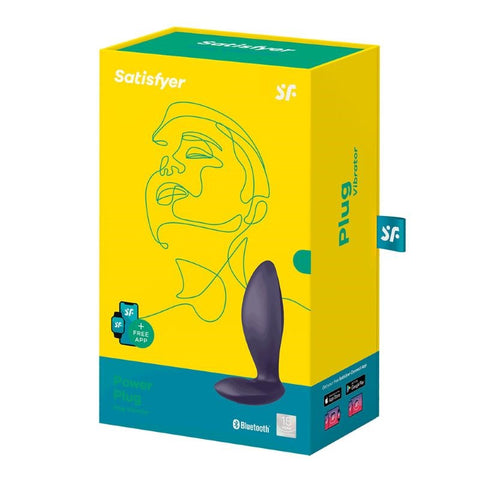 Power Plug USB Rechargeable Butt Plug with App Control - Anal Vibrators
