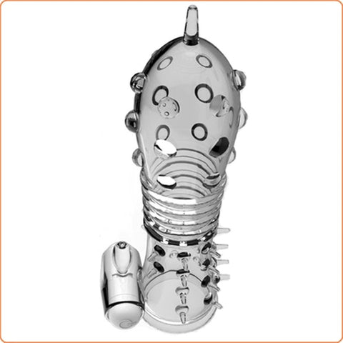 Scorpion Vibration Crystal Penis Sleeve by BDStyle - Pumps, Extenders and Sleeves