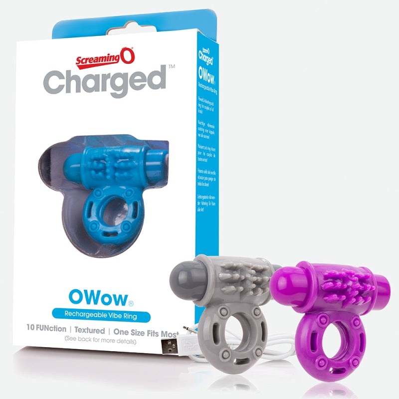 ScreamingO Charged Owow Vibrating Cock Ring - - Cock Rings