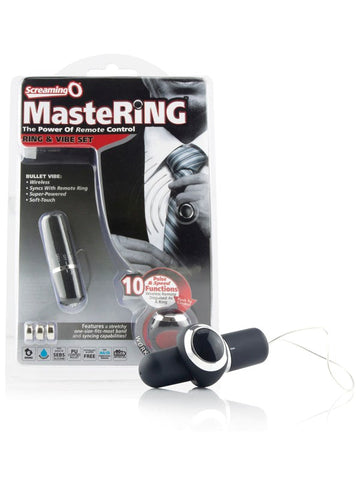 ScreamingO MasterRing & Vibe Vibrating Cock Ring - Vibrating Cock Rings