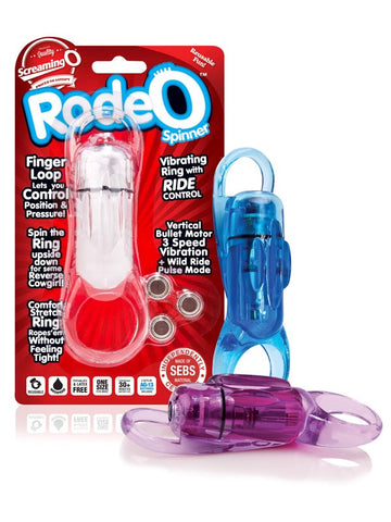 RodeO Spinner Vibrating Cock Ring by Screaming O - Cock Rings