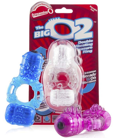 The Big O2 Dual Vibrating Cock Ring by Screaming O - Cock Rings