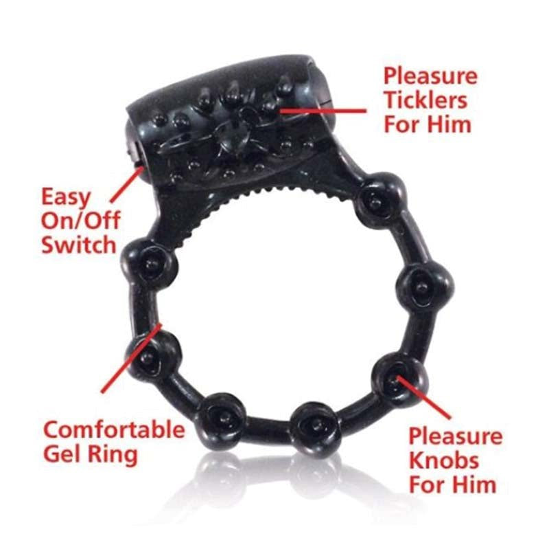 ScreamingO The O Boy Novelty Vibrating Condom - - Cock Rings