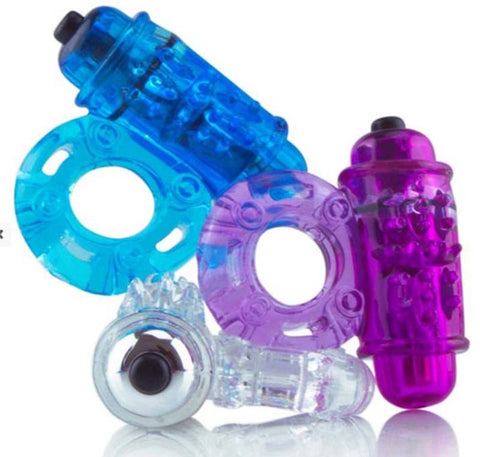 The O Wow Vibrating Bullet Cock Ring by Screaming O - Cock Rings