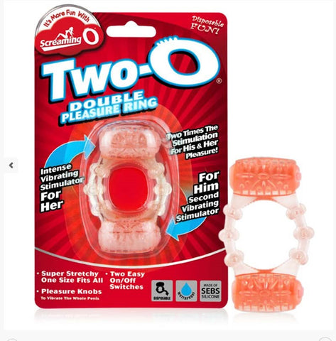 Two-O Vibrating Cock Ring by Screaming O - Vibrating Cock Rings