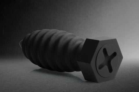 Screw U 8.75 Inch Silicone Butt Plug by XR Brands - Butt Plugs