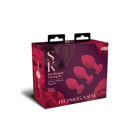 Secret Kisses Rosegasm Butt Bouquet Training Butt Plug Set - Butt Plugs