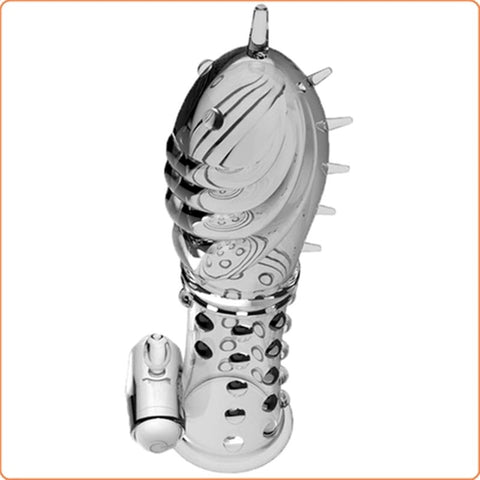 Vibrating Crystal Penis Sleeve by BDStyle - Pumps, Extenders and Sleeves