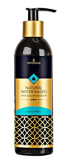 Sensuva Natural Water Based Personal Moisturizer 240ml - - Water Based Lubes