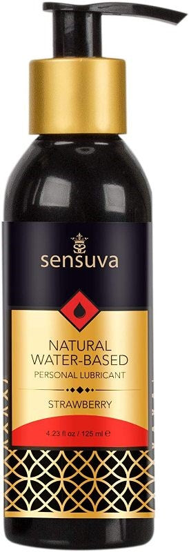 Sensuva Natural Water-Based Personal Moisturizer 125ml - - Water Based Lubes