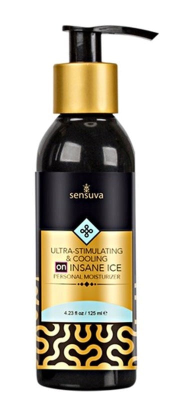 Sensuva Ultra Stimulating and Cooling On Insane Ice 125ml - Default Title - Water Based Lubes