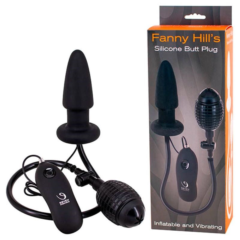 Seven Creations Fanny Hills Silicone Butt Plug - - Anal Vibrators