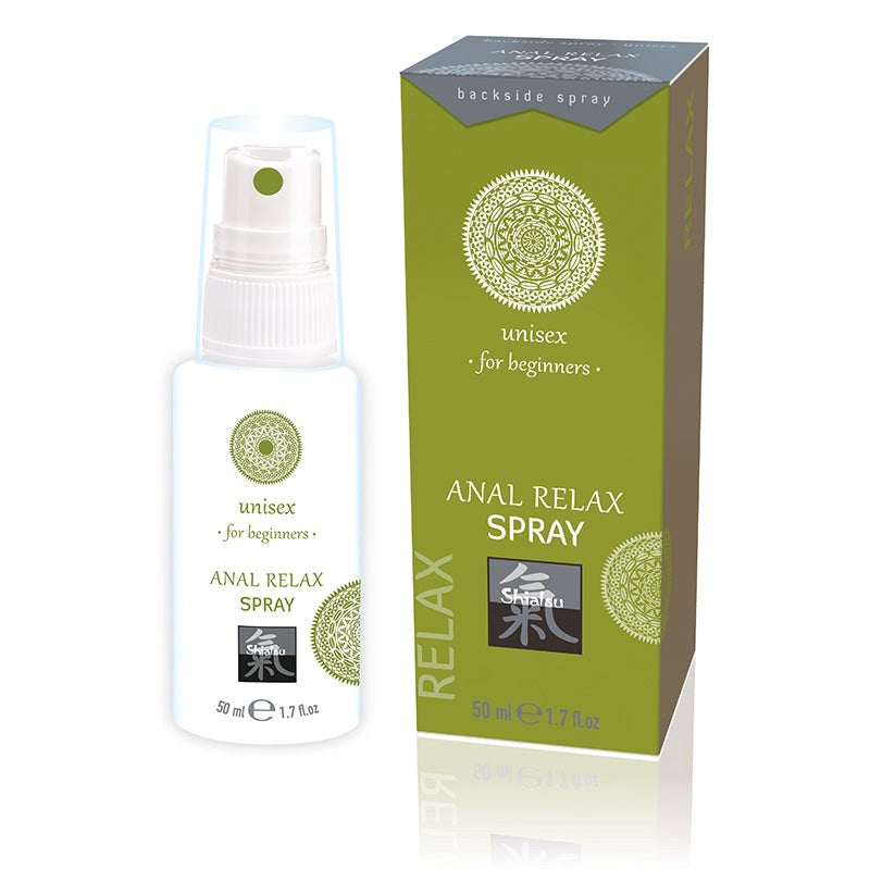 SHIATSU Beginner Anal Relax Spray - 50ml - - Water Based Lubes