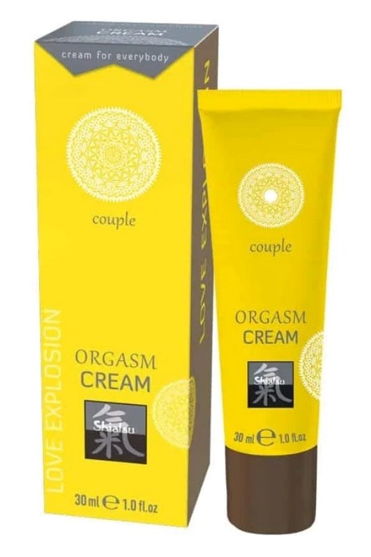 Shiatsu Couple Orgasm Cream 30ml - - Delay and Excite Sprays