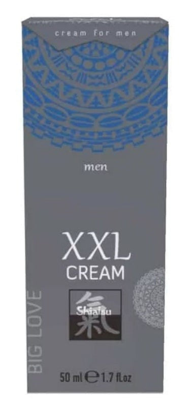 Shiatsu Men XXL Cream 50ml - - Delay and Excite Sprays