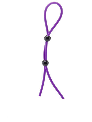Double Booster Purple Stretchy Cock Ring by Shots Toys - Stretchy Cock Rings