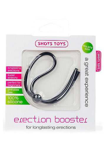 Shots Erection Booster Black by Shots Toys - Cock Rings
