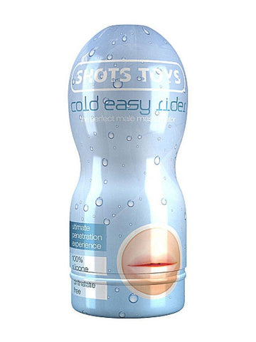 Easy Rider Cold Masturbator Mouth by Shots Toys - Masturbators and Strokers