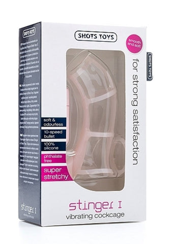 Stinger I Flesh Vibrating Cock Ring by Shots Toys - Vibrating Cock Rings