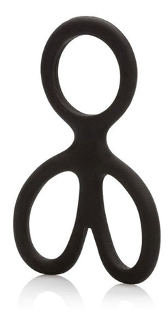 Silicone Ball Spreader Cock Ring by CalExotics - Stretchy Cock Rings