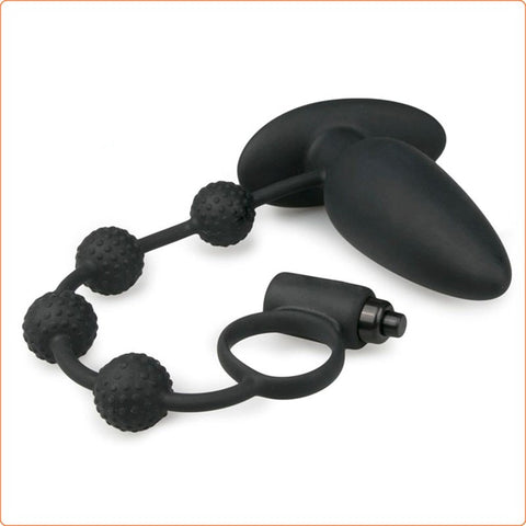 Blissful Dual Stimulation Silicone Combo Butt Plug - Butt Plugs