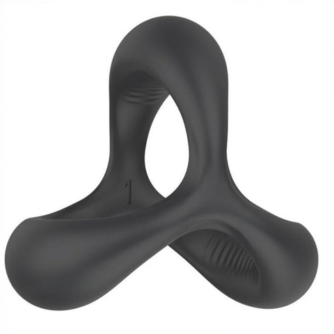 Silicone Cock & Ball Stretcher Sling Cock Ring by BDStyle - Cock Rings