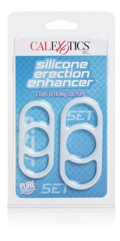 Silicone Erection Enhancer Set by CalExotics - Pumps, Extenders and Sleeves
