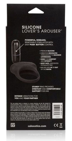 Silicone Lovers Arouser Vibrating Cock Ring - Cock Rings