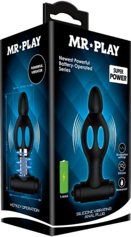 Silicone Vibrating Anal Plug by Baile - Anal Vibrators