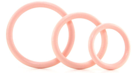 Silicone Support Stretchy Cock Rings Set - Cock Rings