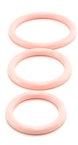 Silicone Support Stretchy Cock Rings Set - Cock Rings