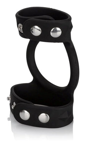 Silicone Tri-Snap C and B Cage by CalExotics - Stretchy Cock Rings