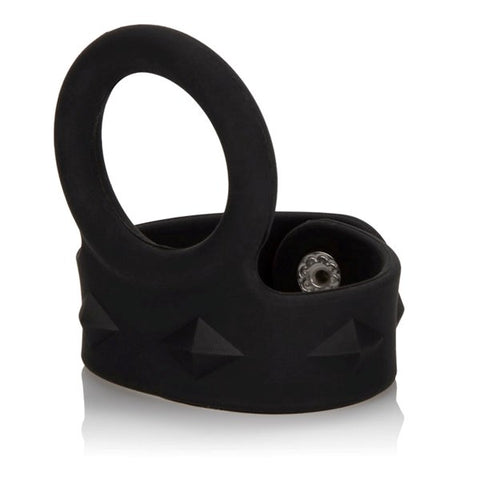 Silicone Tri-Snap Scrotum Support Cock Ring - Cock Rings