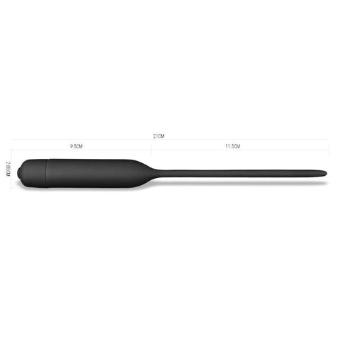 Silicone Vibrating Urethral Dilator Cock Ring by Lovetoy - Cock Rings
