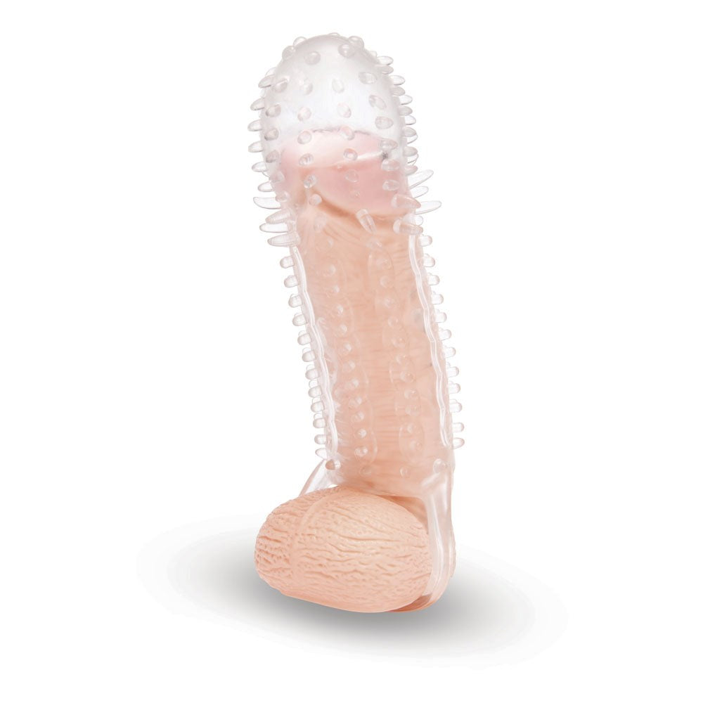 Size Up 1.5 Inch See-Thru Stretch Penis Extender - - Pumps, Extenders and Sleeves