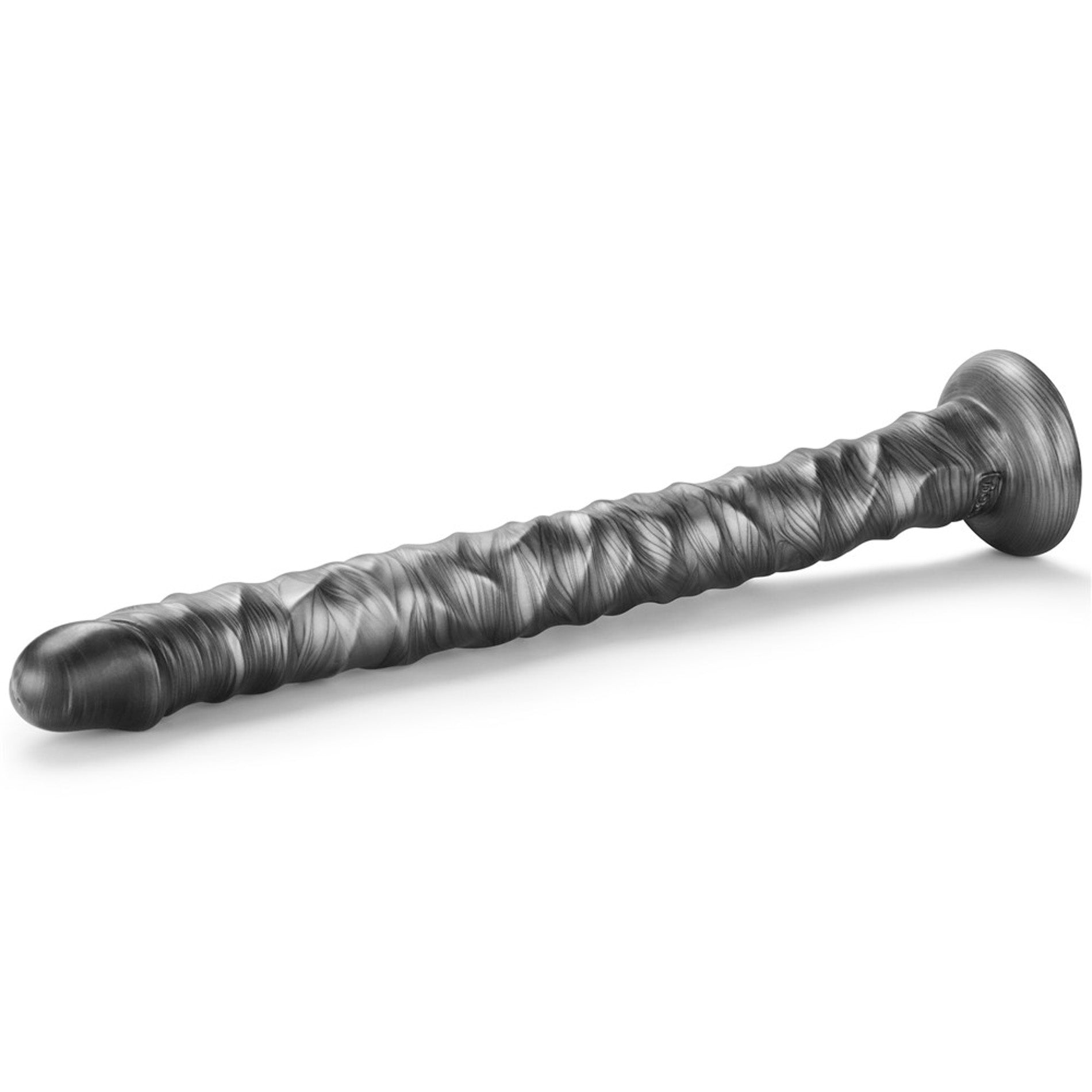 Lovetoy King Sized Vibrax Slider Vibrating Dildo Grey - Vibrating Dildos