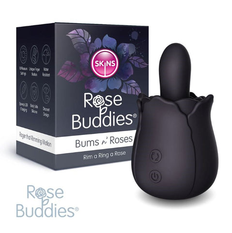 Skins Buddies The Bums N Roses Anal Rimming Stimulator - Butt Plugs