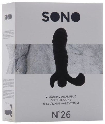 No 26 10 Pattern Vibrating Anal Plug by Sono - Anal Vibrators